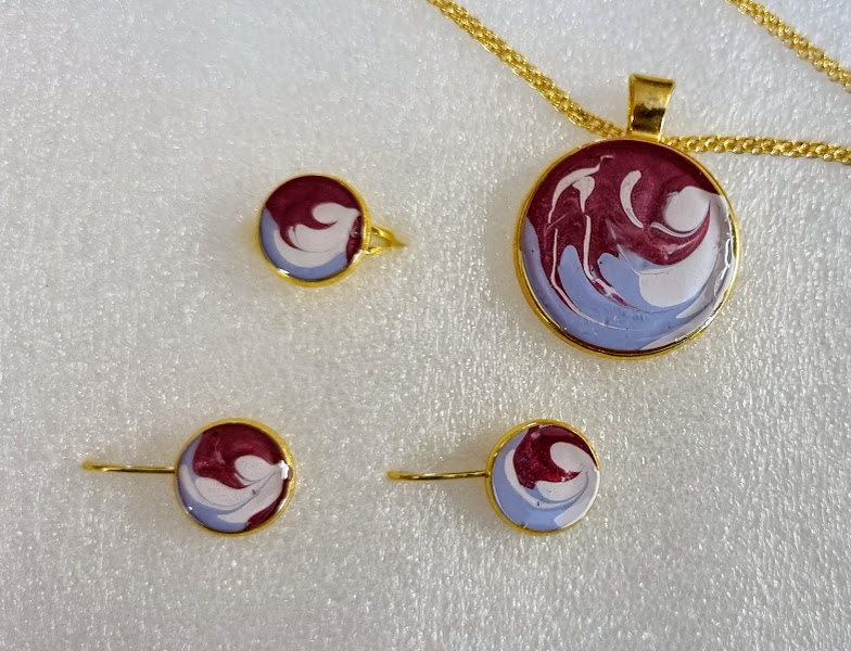 Pendant Set with Earrings & Adjustable Ring  # 18