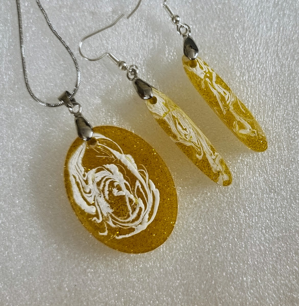 Pendant with Earrings # 6
