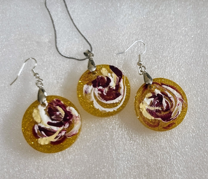 Pendant with Earrings # 7