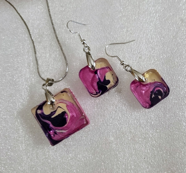 Pendant with Earrings # 8