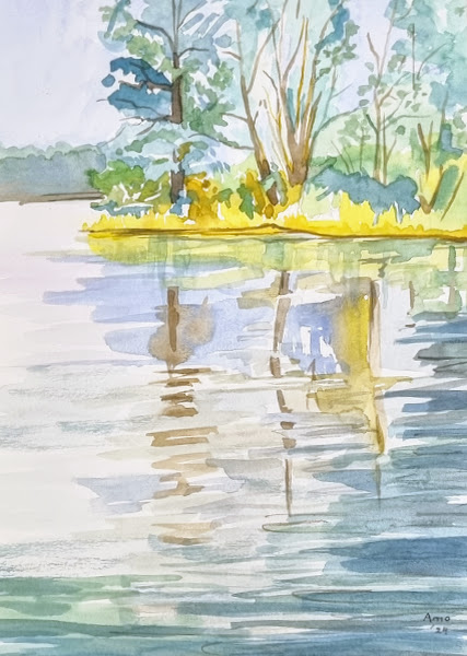 Reflections on a Tranquil Lake