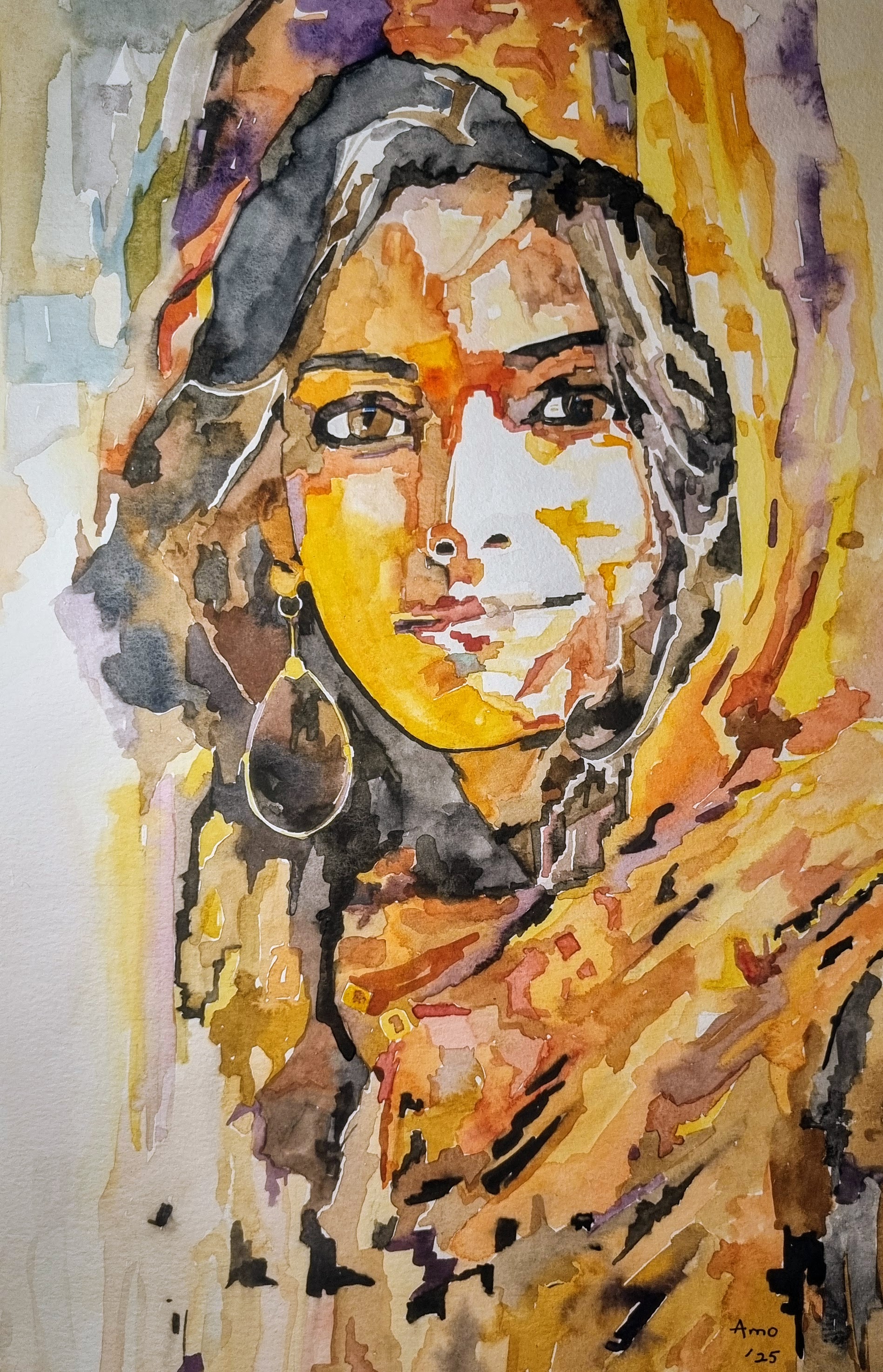 Portrait in Amber